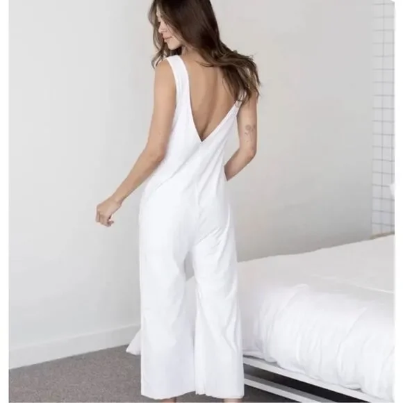 Lunya Organic Pima Romper Black Size L - Picture 7 of 8